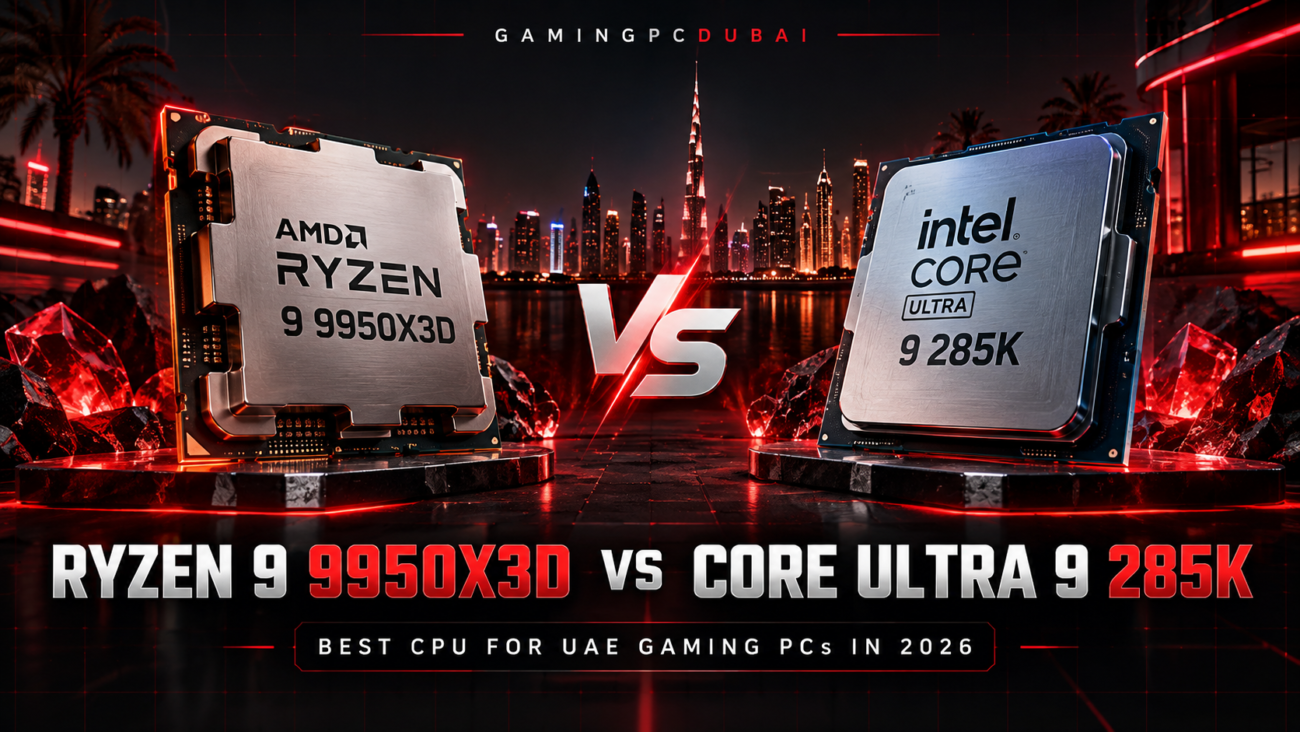 Ryzen 9 9950X3D vs Core Ultra 9 285K UAE